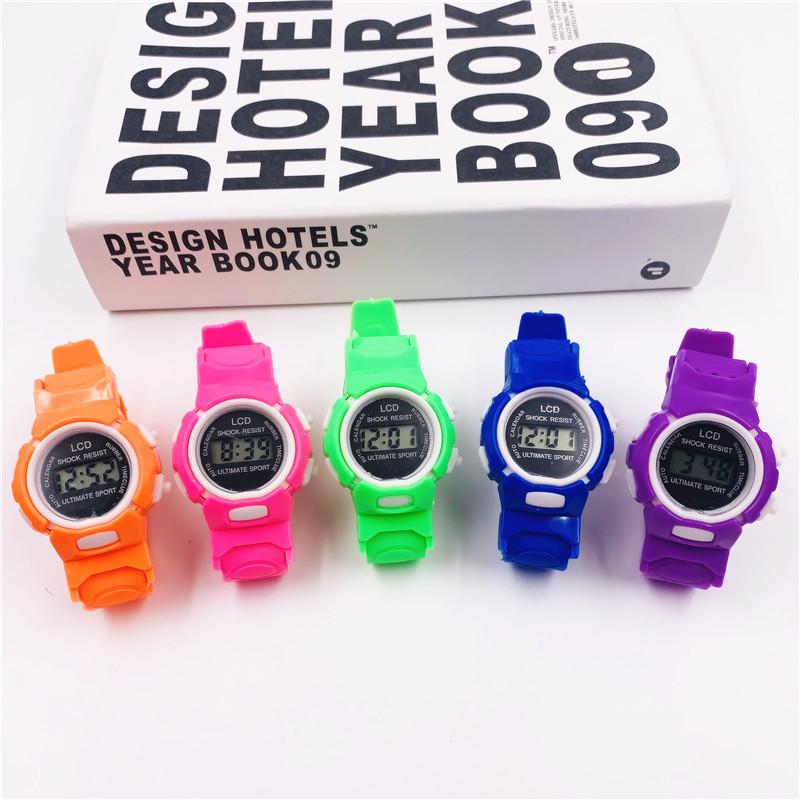 Kids' Cartoon Multi-color Electronic Watch - Unisex Gift for Students