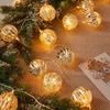 Christmas Festival String Lights: Colorful Hanging Balls for Tree & Room Decor