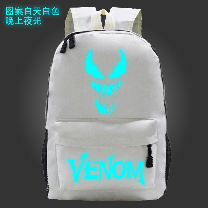 Starry Sky Luminous Backpack Trend Printing Primary And Secondary School Students Large Capacity Leisure Backpack