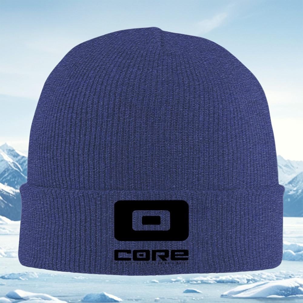 Square shape inside CORE Kiteboarding brand Men Women Unisex Knitted Hat Beanie Pullover Cap Winter Thermal Warm Christmas Outdo