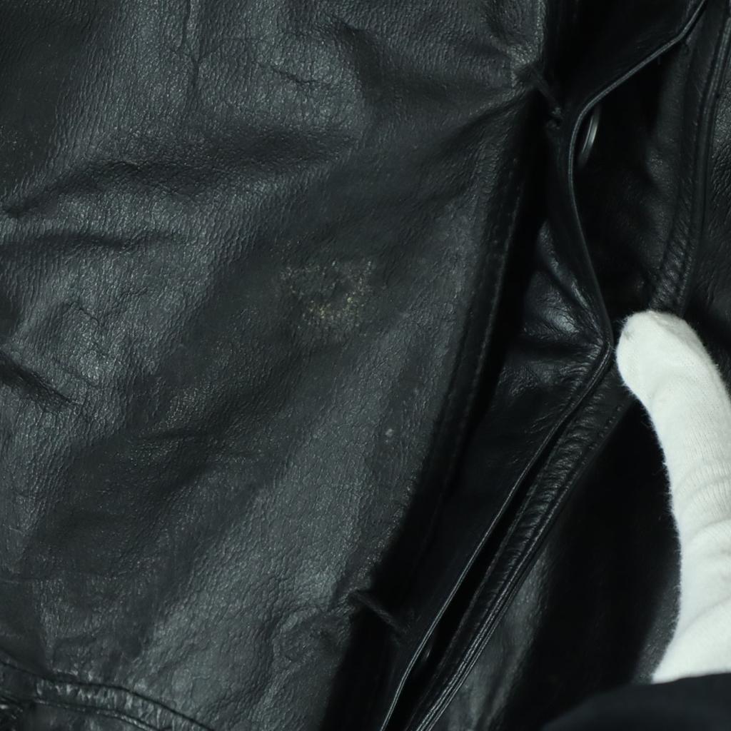 URBAN EXPRESS Long Sleeve Leather Coat M Black Cowhide Men's Used