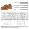 Fashion AIYUQI Women Loafers Suede Genuine Leather 2025 New Chain British Style Women Spring Shoes Large Size 41 42 Student Shoes Ladies