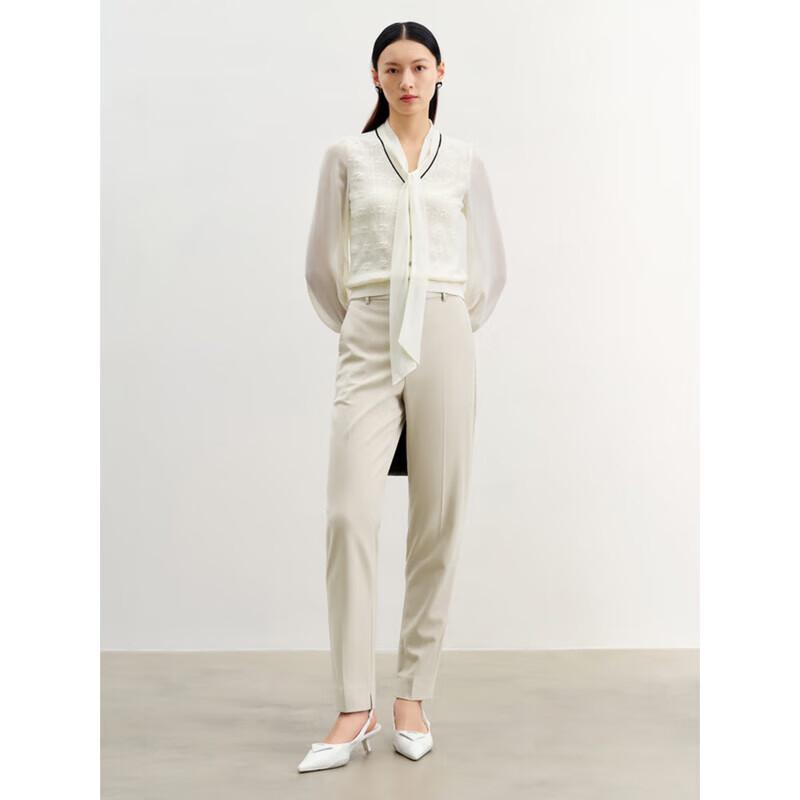 

JZ Anna Kou TR Blend Tapered Commuter Pants L