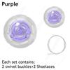 New Automatic Laces Sneakers Swivel Buckle Shoelaces Without Ties Adults Kids Lazy No Tie Shoe Laces Shoe Accessories 1Pair