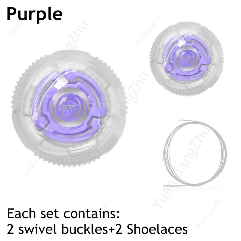New Automatic Laces Sneakers Swivel Buckle Shoelaces Without Ties Adults Kids Lazy No Tie Shoe Laces Shoe Accessories 1Pair