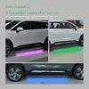 Geely Haoyue L SUV Side Foot Pedal with Purple LED, All Aluminum Alloy.