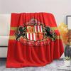 1PC Sunderland AFC Print Flannel Blanket, High quality All Seasons, Home Decor, Warmth and Comfort, Perfect for Christmas Gifts