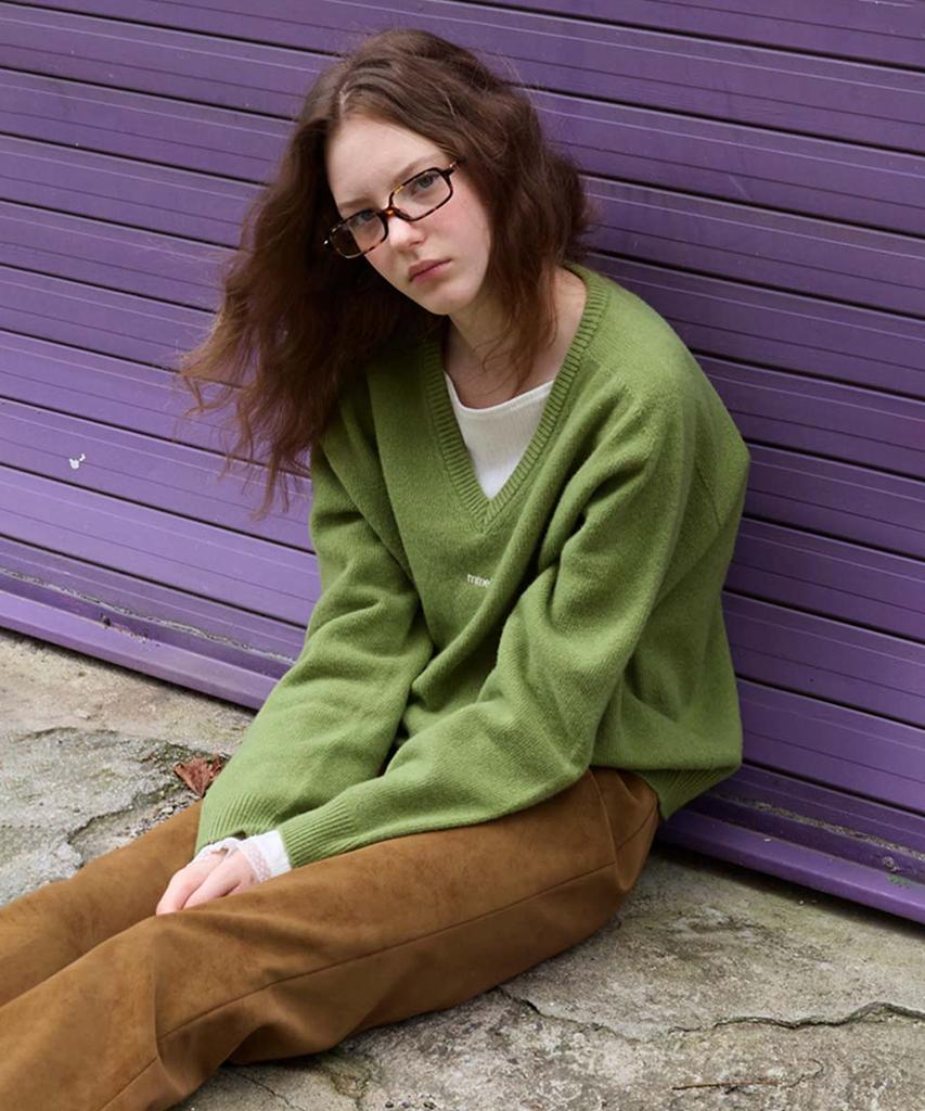 MURMURE Bern Whole Garment V Wool Knit_Bern Knit