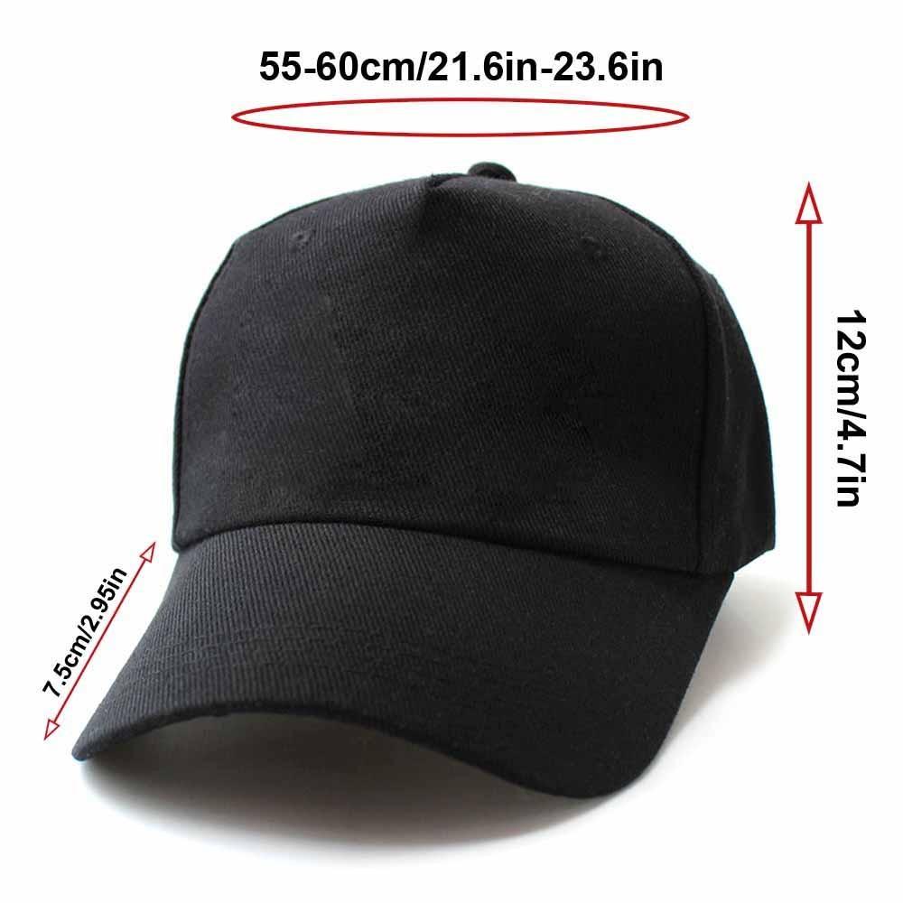 Customizable Baseball Cap Adjustable Fit Six Panel Structured Design Embroidered Eyelets Breathable Fabric Durable Construction One Size чёрный