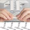 12 Pairs (24 Strips) Waterproof Heavy Duty Picture Hanging Strips, Damage-Free Decorative Poster Hanger, Wall Mount Utility Hooks for Home