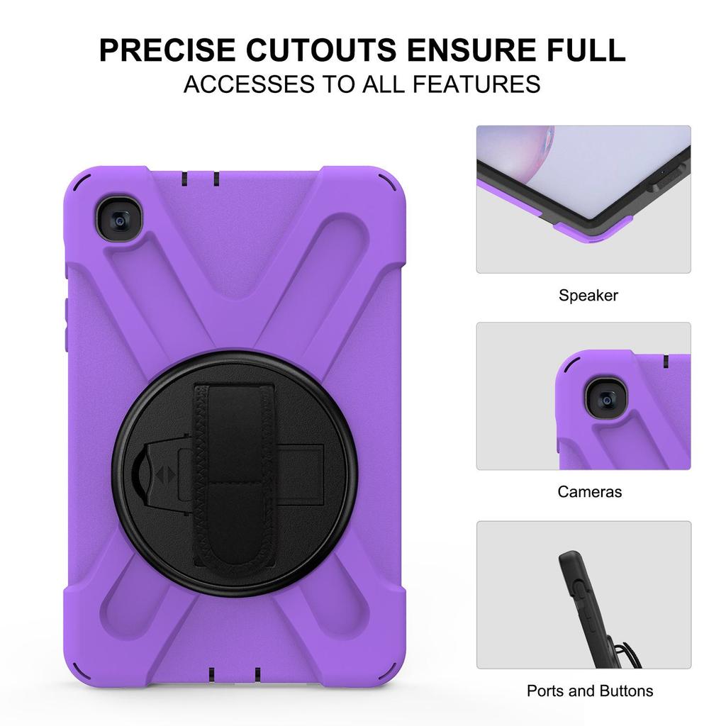 8,4" T307 Anti-Drop-Tablet-Schutzhülle mit drehbarer Halterung – handliches, verbiegungssicheres Design