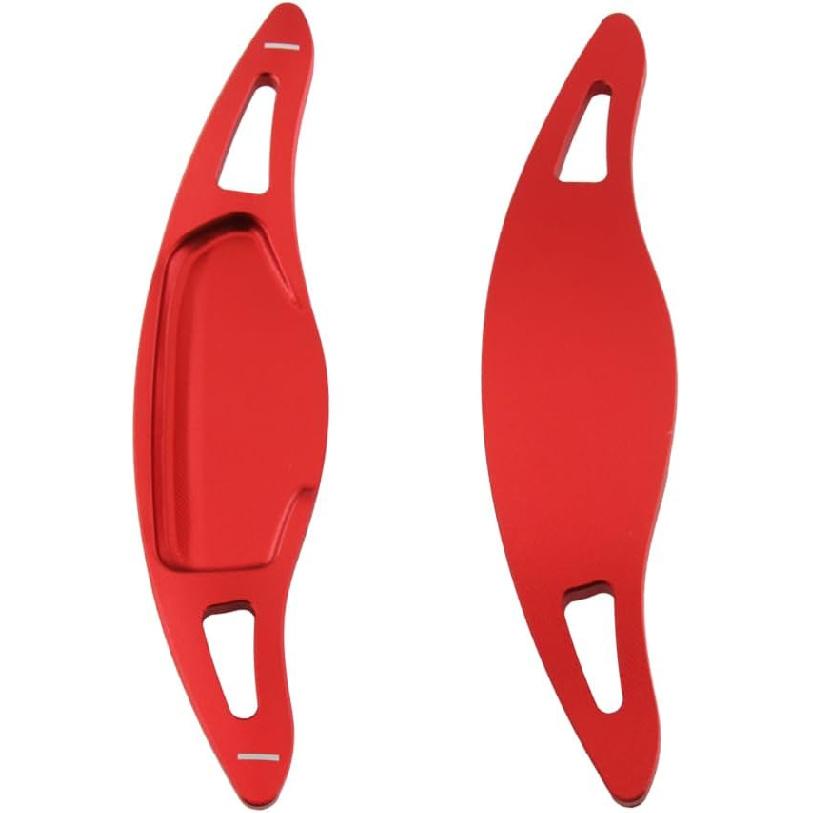 Aluminum Alloy Steering Wheel Paddle Extension Sticker Steering Wheel Shift Paddle For Kia Stinger 2018-2023, Kia Soul GT-Line Turbo 2020-2022(red)