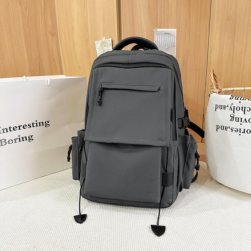 Large-capacity Schoolbag for Male High School Students, Simple and Versatile Travel Backpack for Female College Students, Casual Computer Backpack.