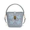 New small bag women 2025 fashion cartoon portable bucket bag versatile texture messenger bag