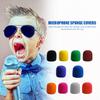 100/10PCS Mic Sponge Covers 10/1Set Anti-Spray Karaoke DJ Mic Foam Protective Sleeves 10 Colors Wireless Microphone Pop Filters