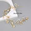 1PC Leaf Headband Simplicity Alloy Elegant Accessories Gift Headband Wedding Bead Bride Handmade