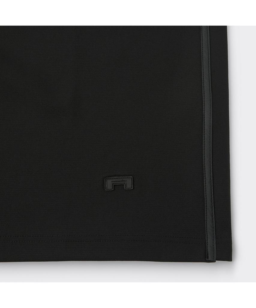 Keoseuuteommellou Black Woven Sleeveless T-Shirt Cwtam26611Bkx