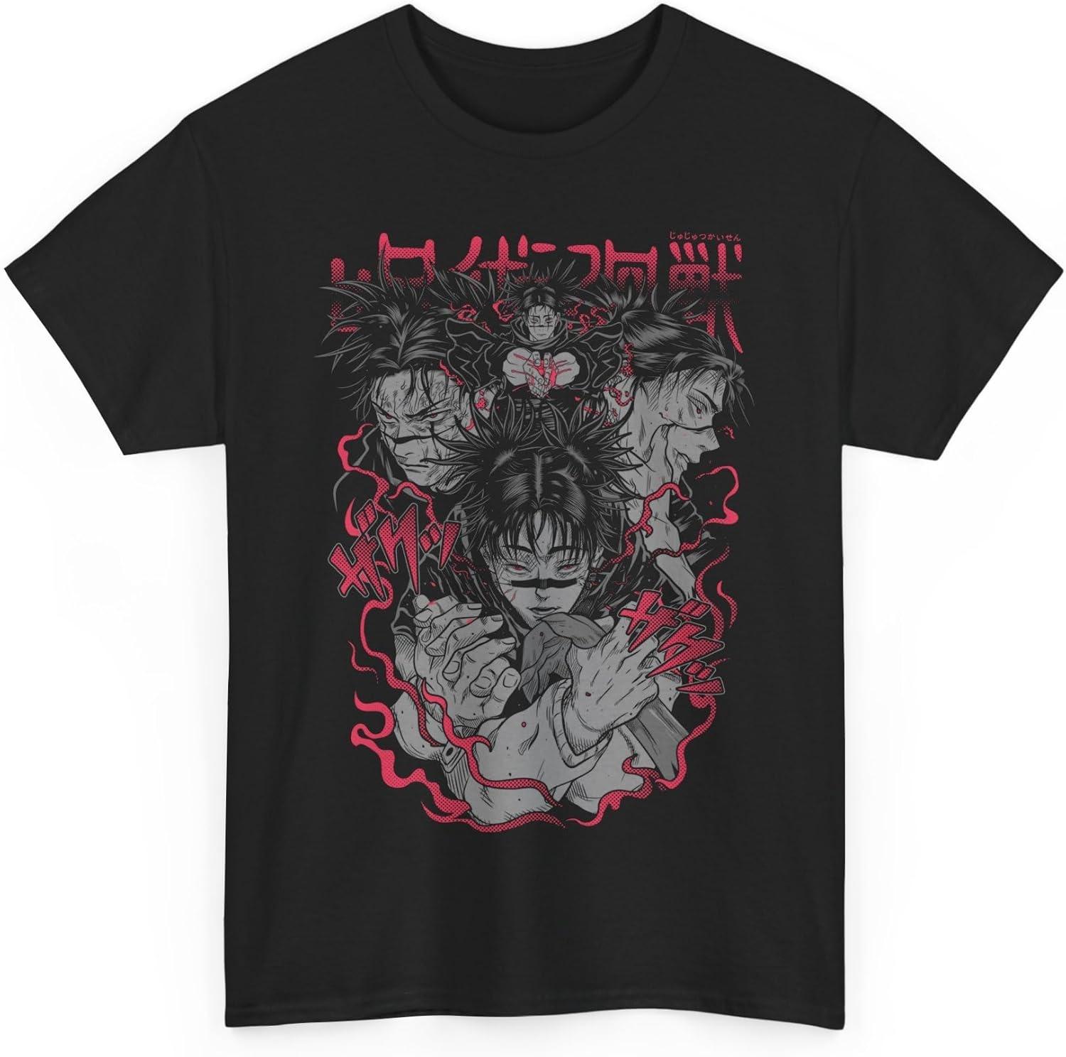 

Jujutsu Choso T-Shirt Anime Unisex Kaisen Anime Japanese Cotton XXXXXL чорний