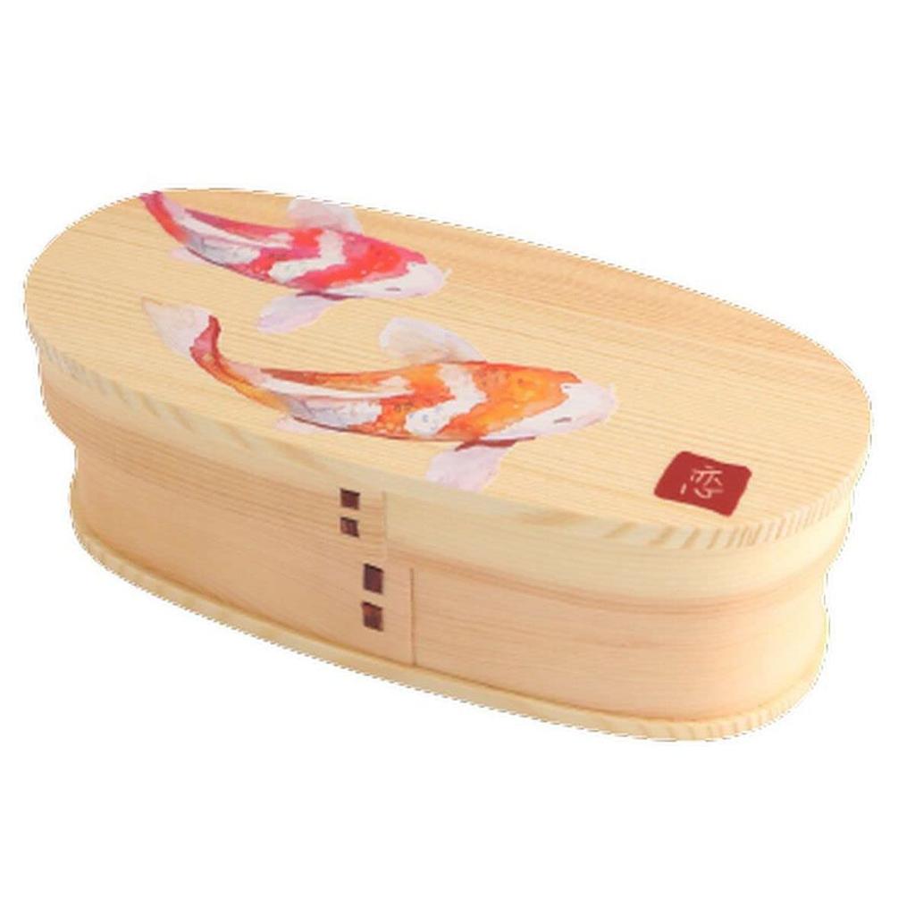 Bento Box with X X Urethane Kishu Current Model J-kitchens Rice-Retention Function, 18.5cm 8.5cm 6.3cm, 400ml, Coating, Maki-e Design,