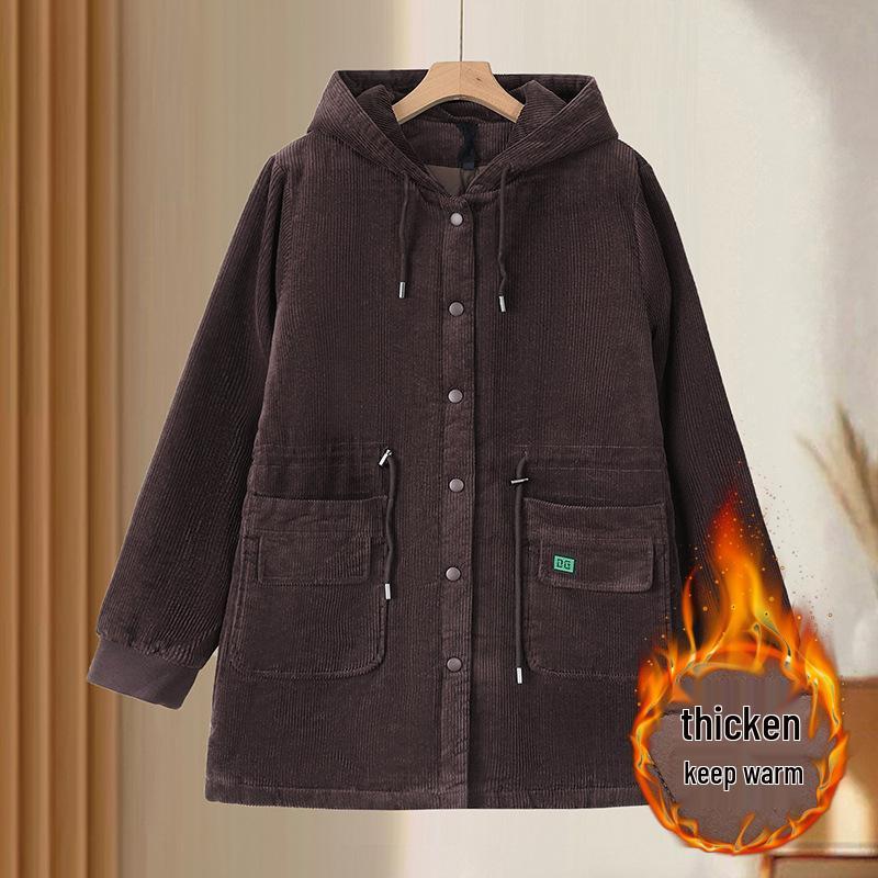 Extra Large Stylish Winter Jacket for Middle-Aged & Elderly Women 2025