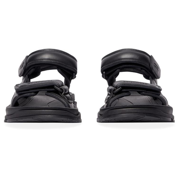(WMNS) Balenciaga Tourist Sandals 'Black' Women's 738612W2CDA1000