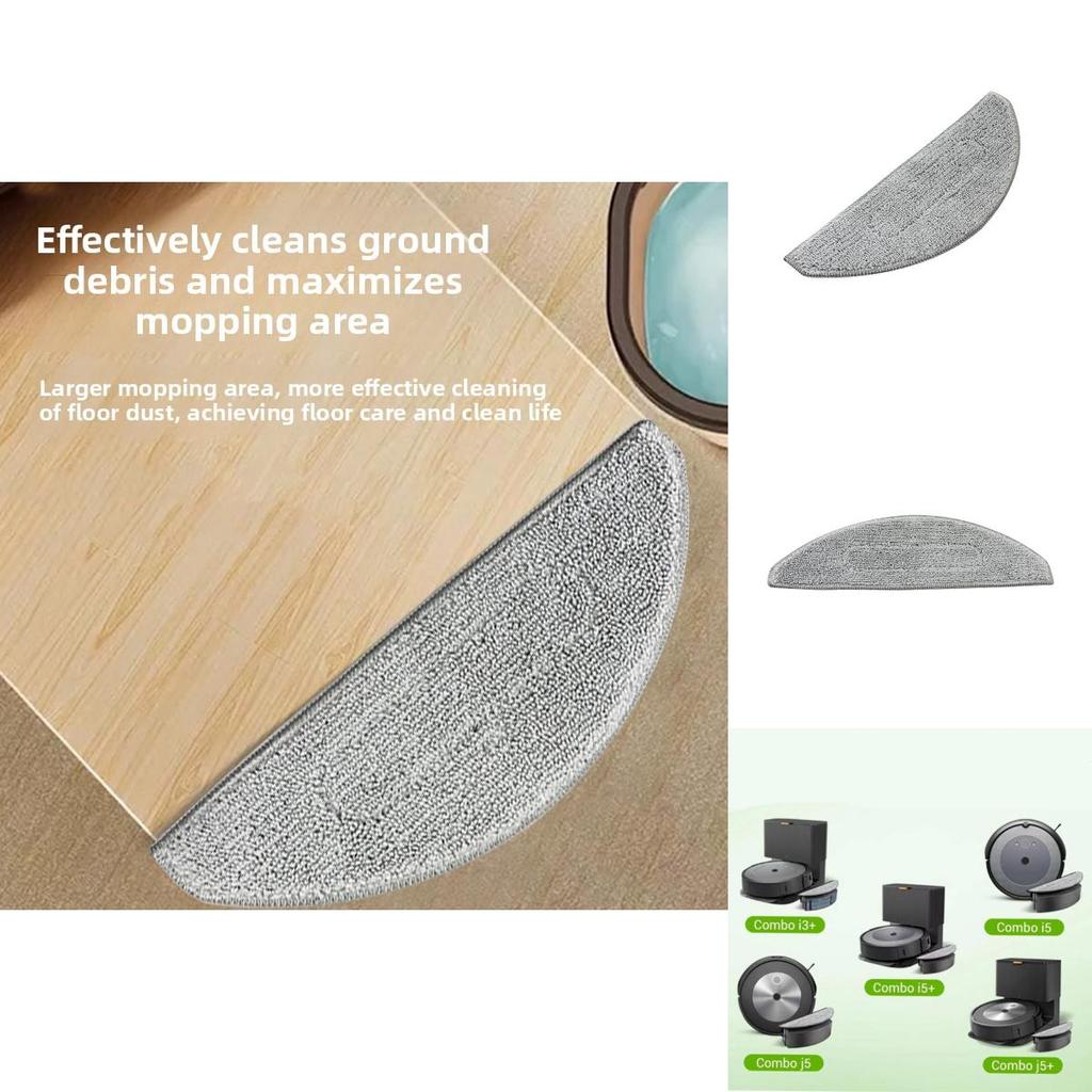 For Irobot Roomba I5 I5 J5 J5 Plus Reusable Mop Cloth For Home Floor Cleaning