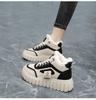 Damen Mid-Top Baumwoll-Freizeitschuhe im koreanischen Stil – Warm & Bequem für den Winter