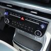 Interior Accessories 2PCS Aluminum Alloy Air Conditioner Volume Knob Ring Cover For Hyundai IONIQ 9 2025 2026 Car Supplies