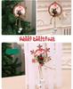 1pcs Christmas Bells Pendant Decoration New Snowflakes Pentagram Bubble Board Christmas Tree Door Pe
