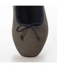 ING Damen Ballerinas, Dunkelgraues Nubukleder, Größe 23,5cm, IGSQ32177