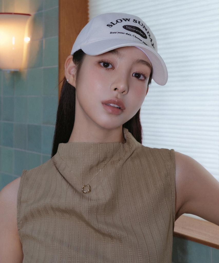 Luseoul Slow Sunday Ball Cap Ivory