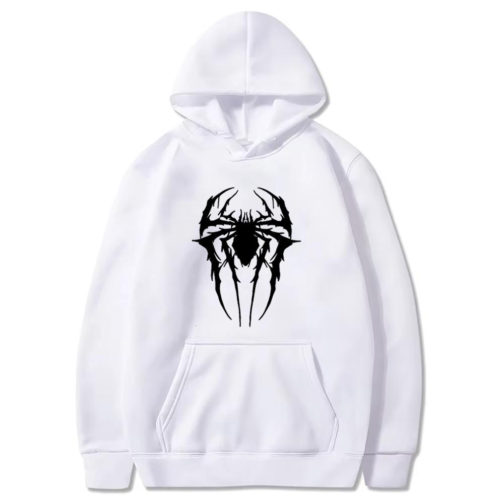 Fashion Brand Men's Hoodie Casual Hoodie Sweatshirt Men's/Women's Top Solid Color Printed Spider Hoodie Sweatshirt  WY0184