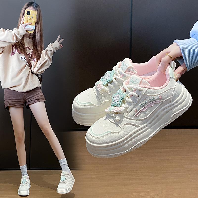 Little white shoes women's spring new Korean version ins female student leisure sports versatile board shoes