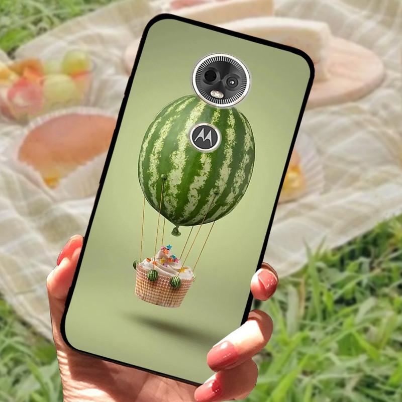 Etui Silikonowe Miękkie Odporne na Wstrząsy TPU Tylna Pokrywa dla Motorola Moto E5 / E5 Play EU / E5Plus / E5 Plus Capa E5Play E 5 Marmur