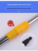 Stainless Steel Telescopic Roller Brush & Paint Tray Set for Wall Painting
