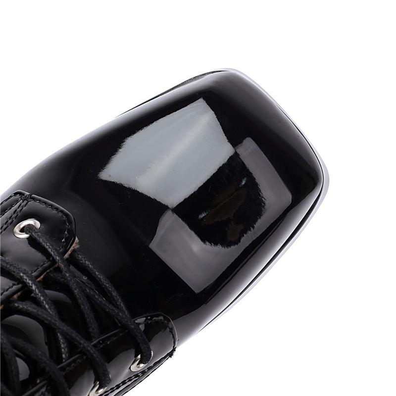 Bottines à talons hauts pour femmes, sexy, style européen, automne et hiver, nouvelle couleur unie, talon épais, grande taille, bottines romaines