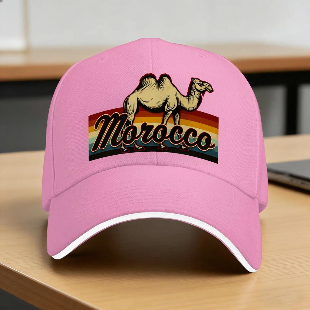 Morocco Maroc Flag Moroccan Baseball Cap Classic Women Unisex Trucker Hat Sun Sports Baseball Cap Birthday Present