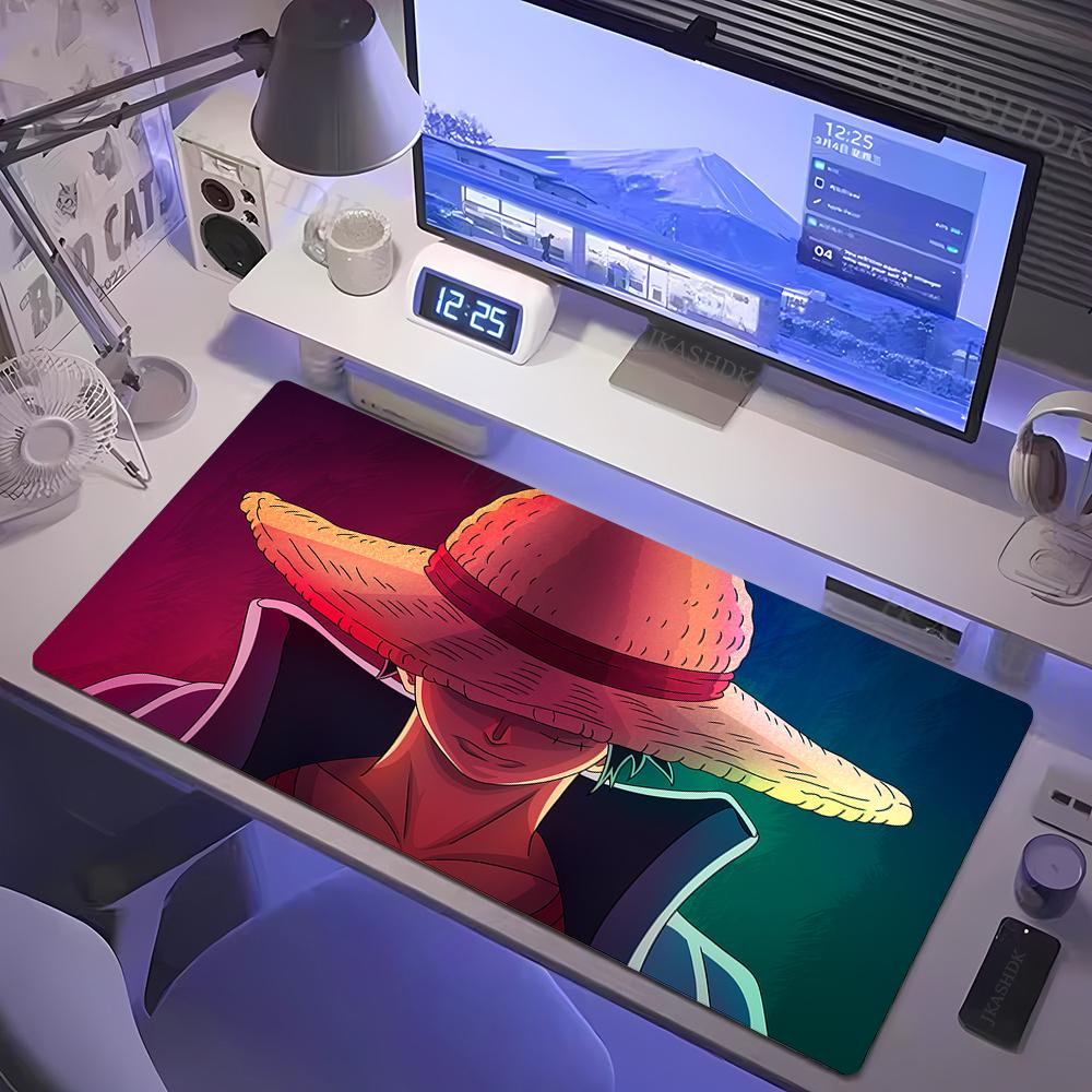 One Piece Gaming Mouse Pad Anime Gamer Keyboard Mouse Mat Speed XXL Rubber 900x400x2mm Cartoon Big Motbook Computer PC Mousepad