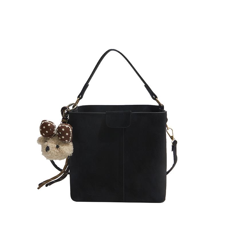 Fashion retro small bag women s new trendy versatile messenger bag fashion niche daily hand bucket bag
