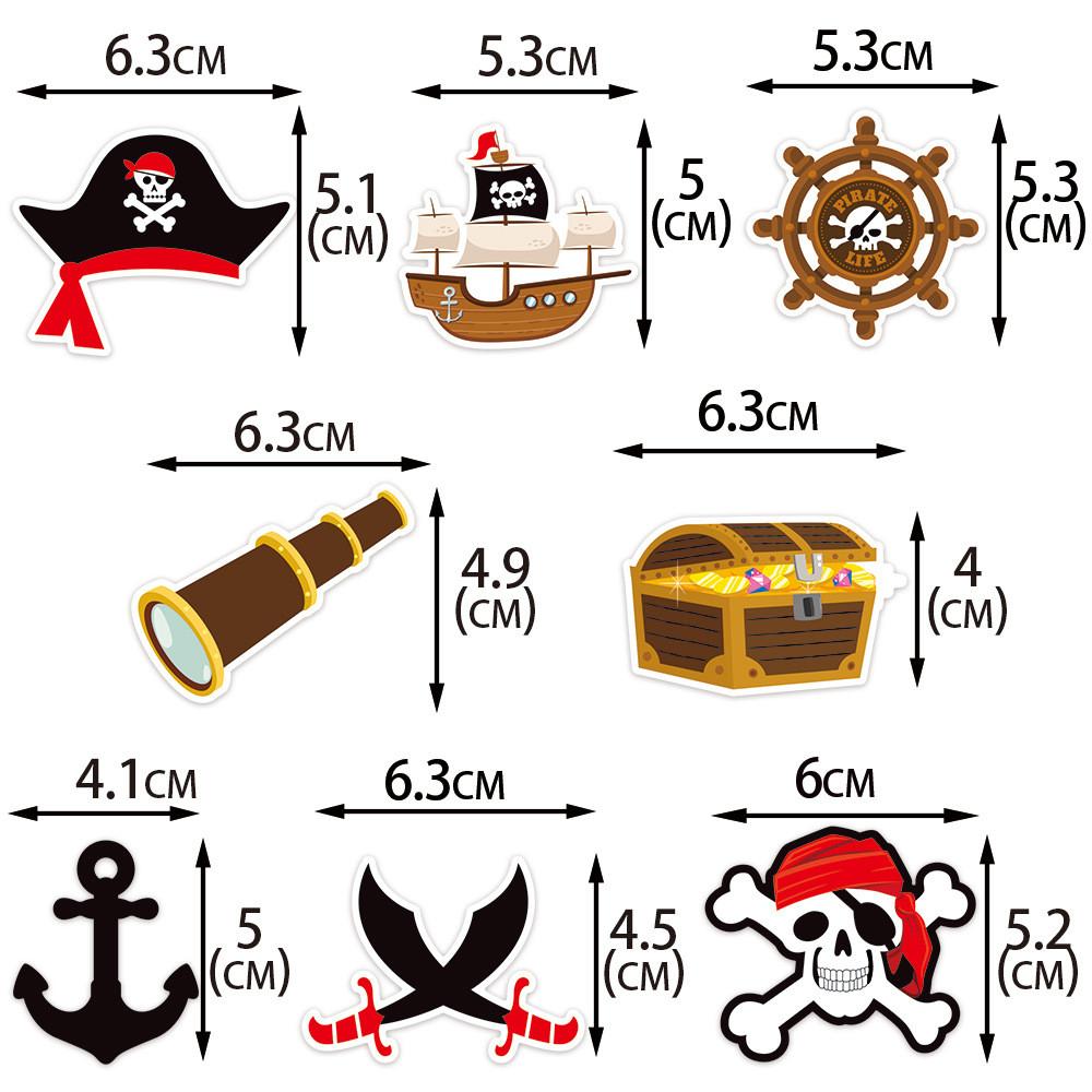 Pirate Birthday Theme Party Confetti For Festive Table Decor Celebrations And