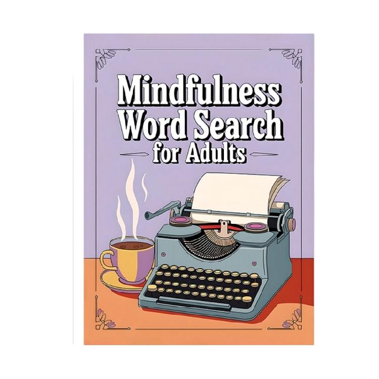 Книга-головоломка Поиск слов Бумага из возобновляемых источников Блокнот для поиска слов Игровая книга Темы Образовательное развлечение Без электроники