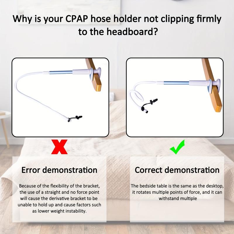 Bed-Mounted Hose Hanger Elevate Air Hose Avoid Tangling And Blockage Flexible Hose Hanging Stand Clamp On Gooseneck Holder
