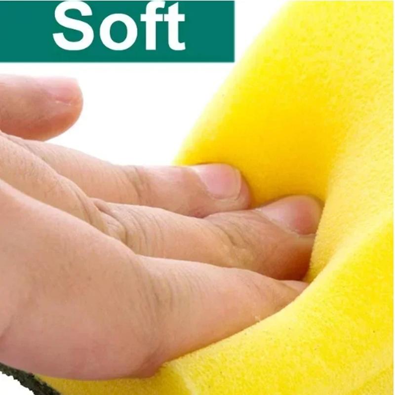 Highly Absorbent Double-sided Sponge Magic Cleaning Pot Rust Sponge Cleaning Brush Kitchen Cleaning Tool