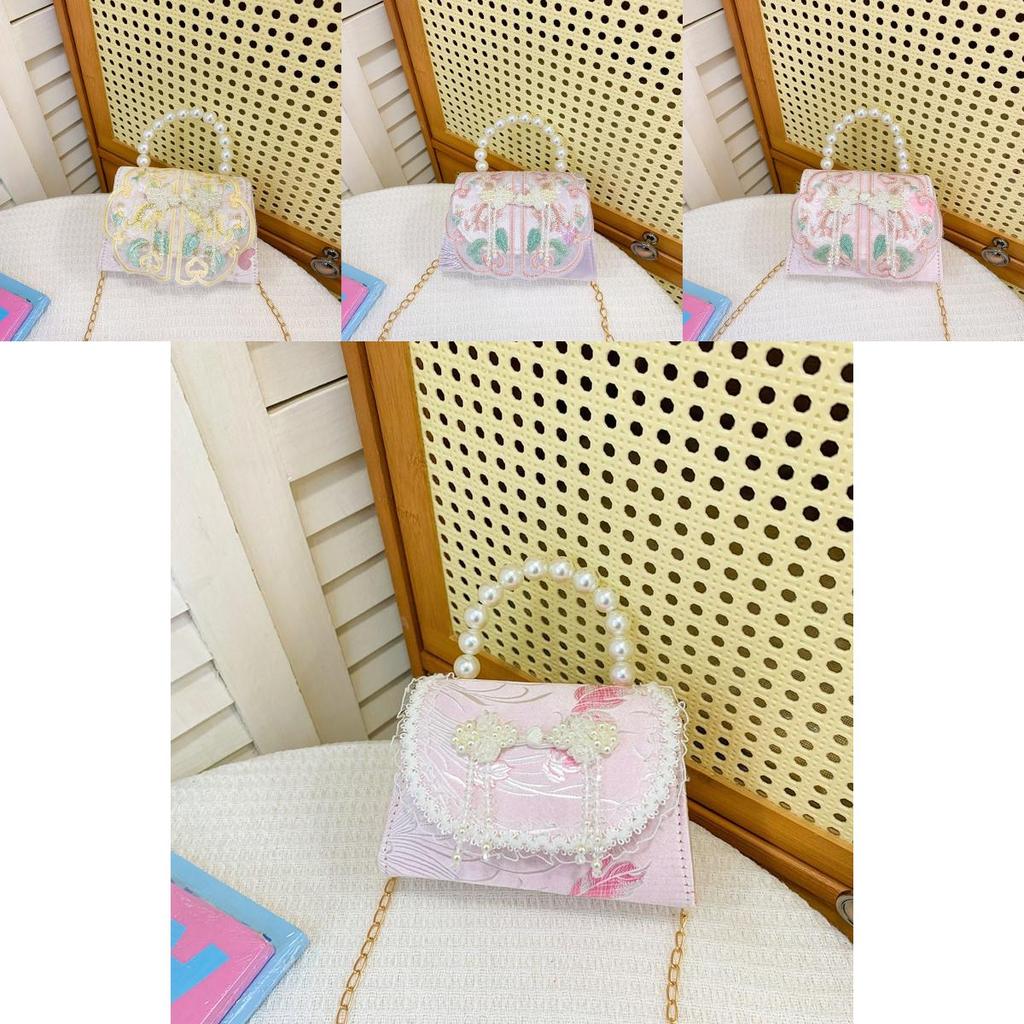 Fashionable Handbag Childrens Featuring Delightful Bow And Chic Details Pearl