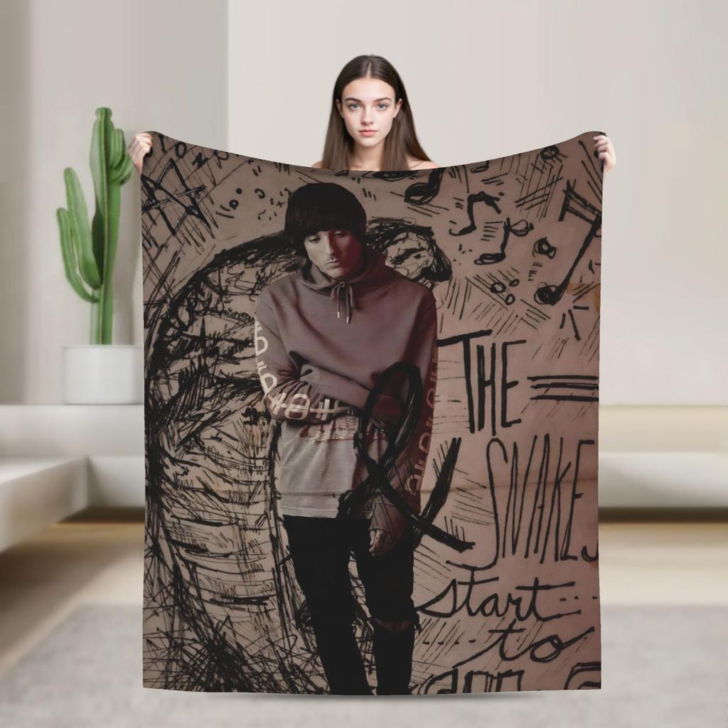 Bring Me The Horizons Blanket MBTH Super Warm Graphic Plush Bedding Throws For Girls Boys Couch Chair Sofa Flannel Bedspread