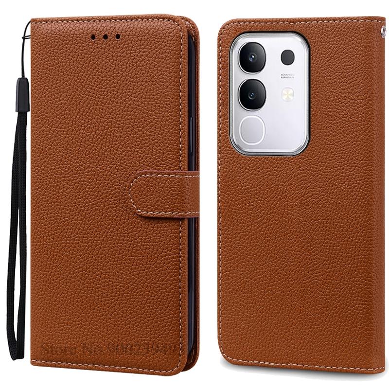 For Vivo Y29 Case Wallet Leather Flip Cover For Vivo Y29 Case Soft TPU Silicone Book Cover Phone Fundas Coque Etui
