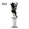 Funny Vehicle Wobble Decor Cute Cat Car Dashboard Decorations with Spring Swing Design, 2D Flat Acrylic Kitten High Elastic Ornaments, Stable
