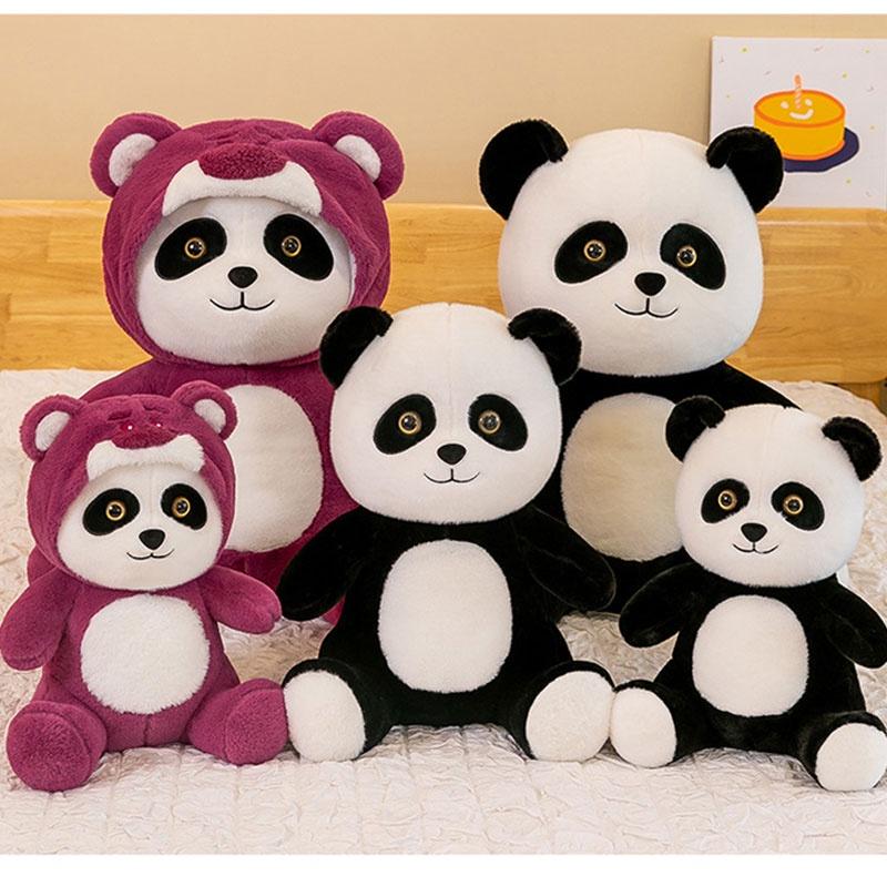 Cute Panda Plush Toy For Girls Perfect Birthday Gift Or Opening Event Present 40cm 0.5kg