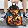 Pokemon Charizard Backpacks Daypack  Mochila School Retro Washable Rucksack