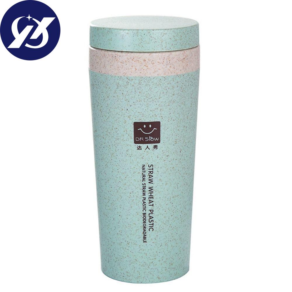 With Lid Double-Layer Environmental Thermos Bottle Travel Mug Tea Water Bottle Thermal Mug
